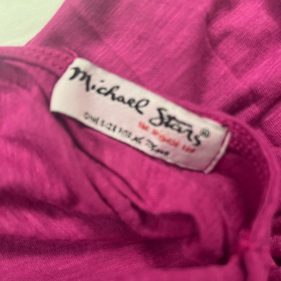 Michael Stars hot pink T. - Picture 4 of 4